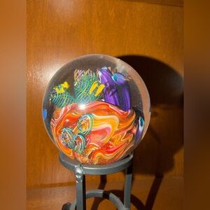 Glass Eye Studio Caribbean Reef Glass Paperweight